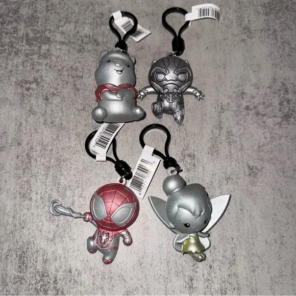 Disney 100 Anniversary Keychain Bundle of 4 - Picture 1 of 4